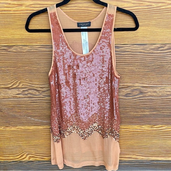 Sequin top. Small - Picture 1 of 8